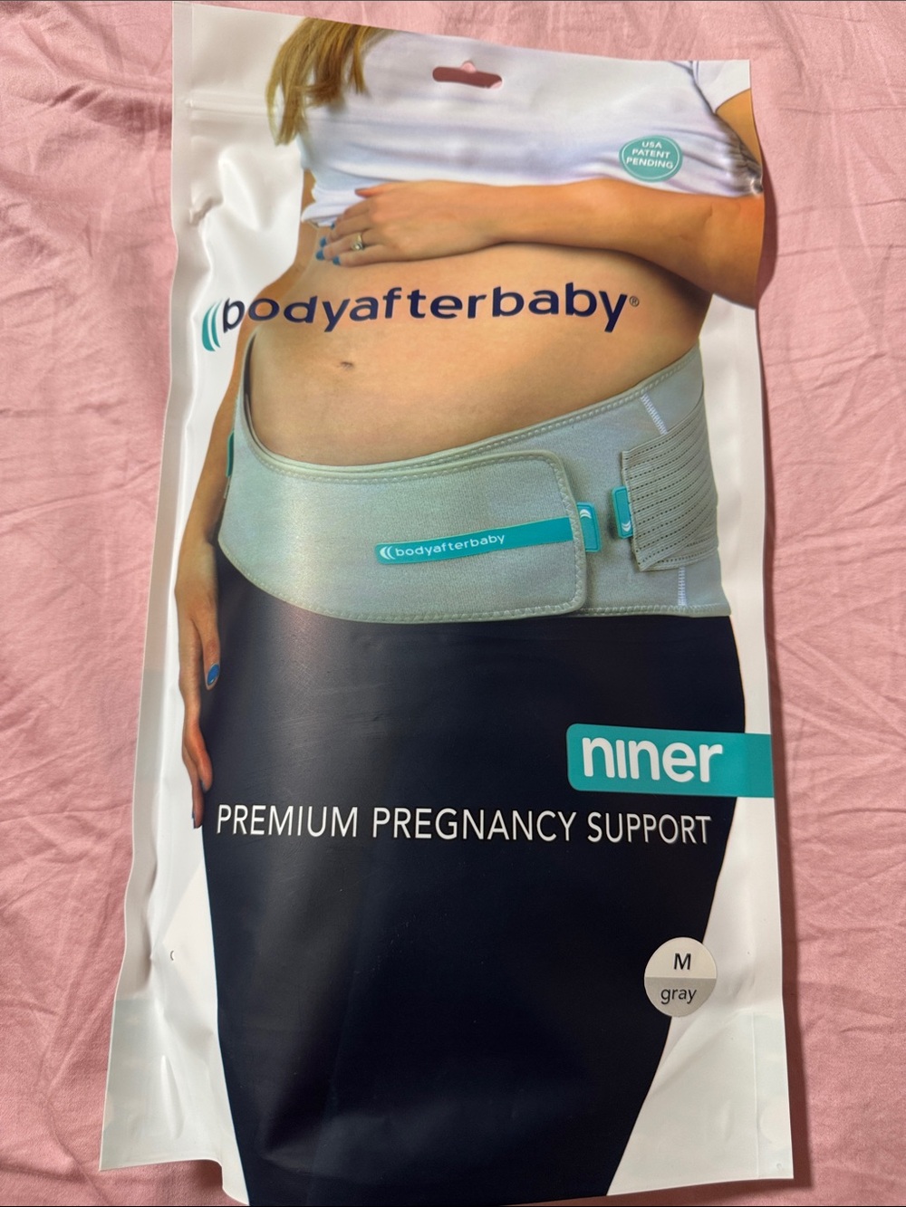 BodyAfterBaby Premium Pregnancy Support Belt - Gray